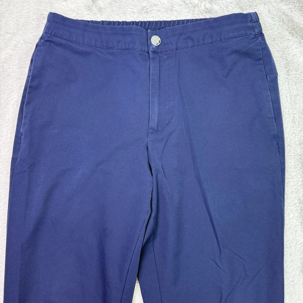 Banana Republic City Pants Mens 32x30 Navy Blue Activewear Performance Tech Golf